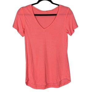 Lululemon orange workout top